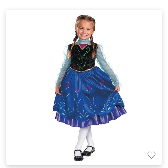 NWT Disney Frozen Anna Dress - Girls 4/5 Princess Costume - Picture 1 of 1